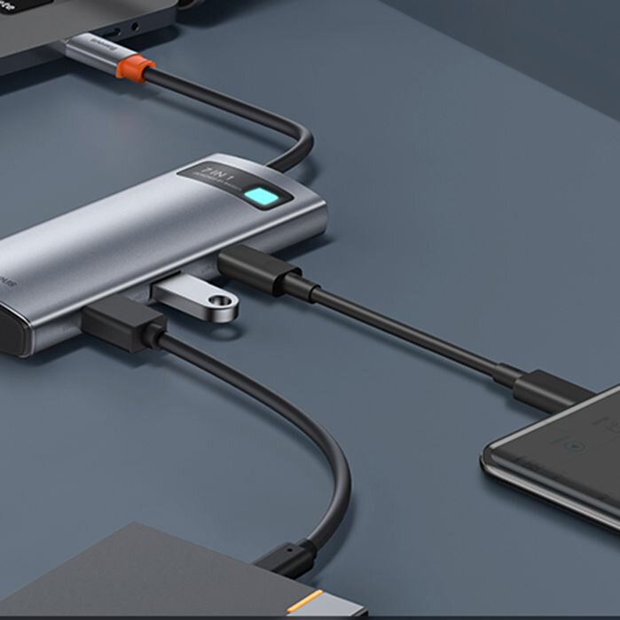 USB хаб Baseus 7-in-1 WKWG020113