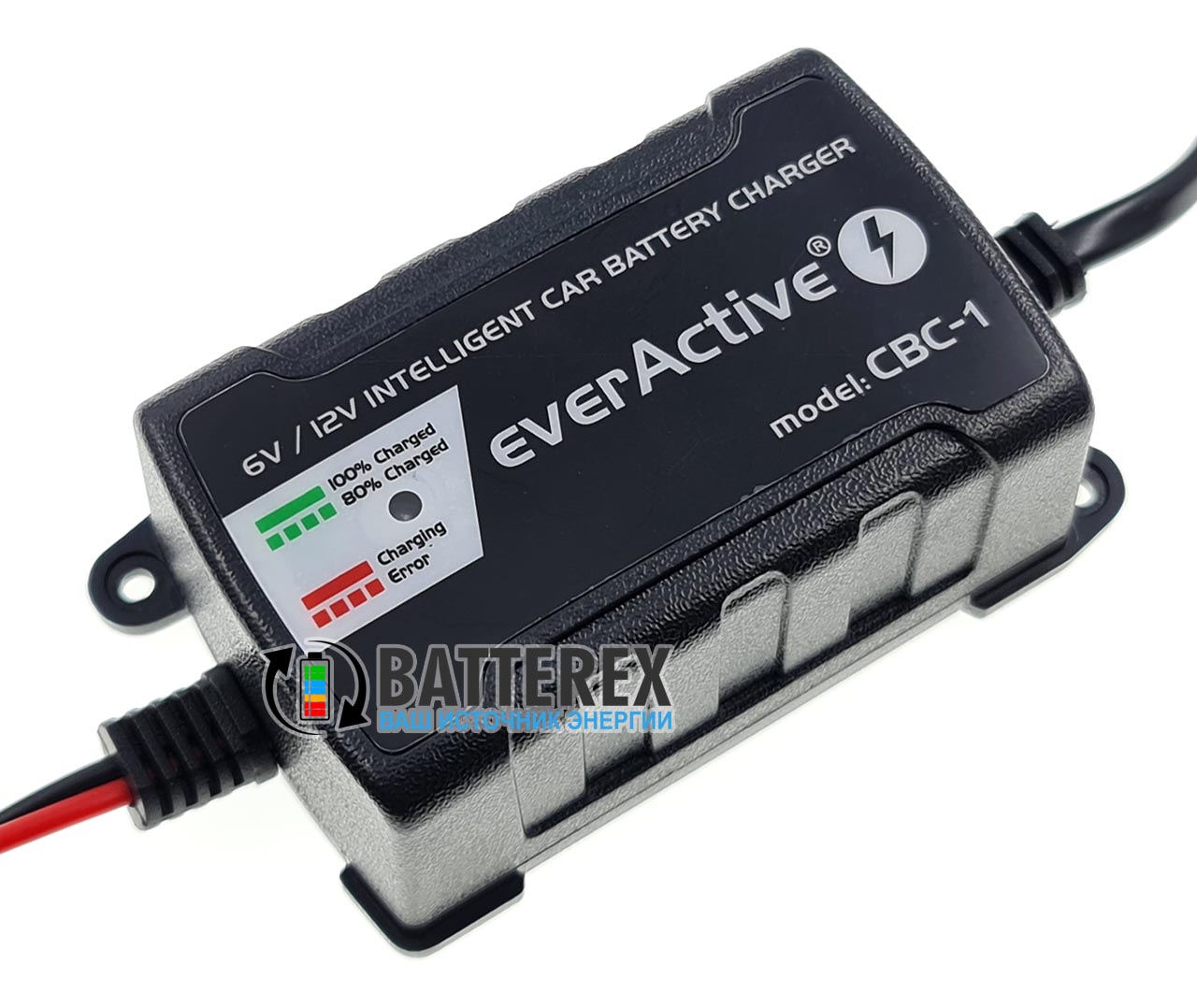 EverActive CBC-1 - інтелектуальний зарядний пристрій для авто та мото акумуляторів 6V/12V