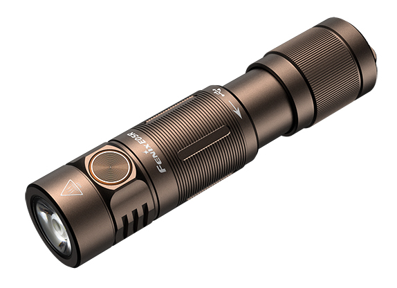 Фонарь-брелок Fenix E05R Bronze