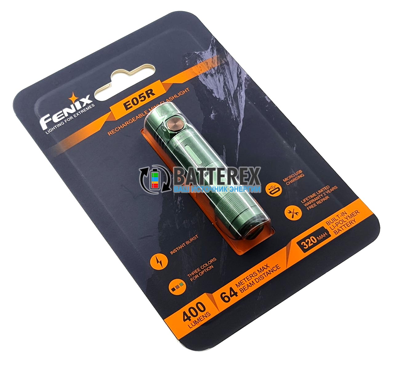 Fenix E05R Green зелёный