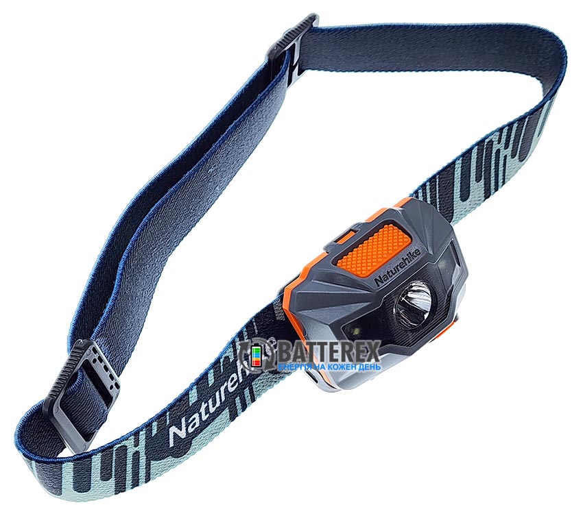 Налобний ліхтар Naturehike TD-02 NH00T002-D 150Lm 1200mAh micro-USB Grey-Orange