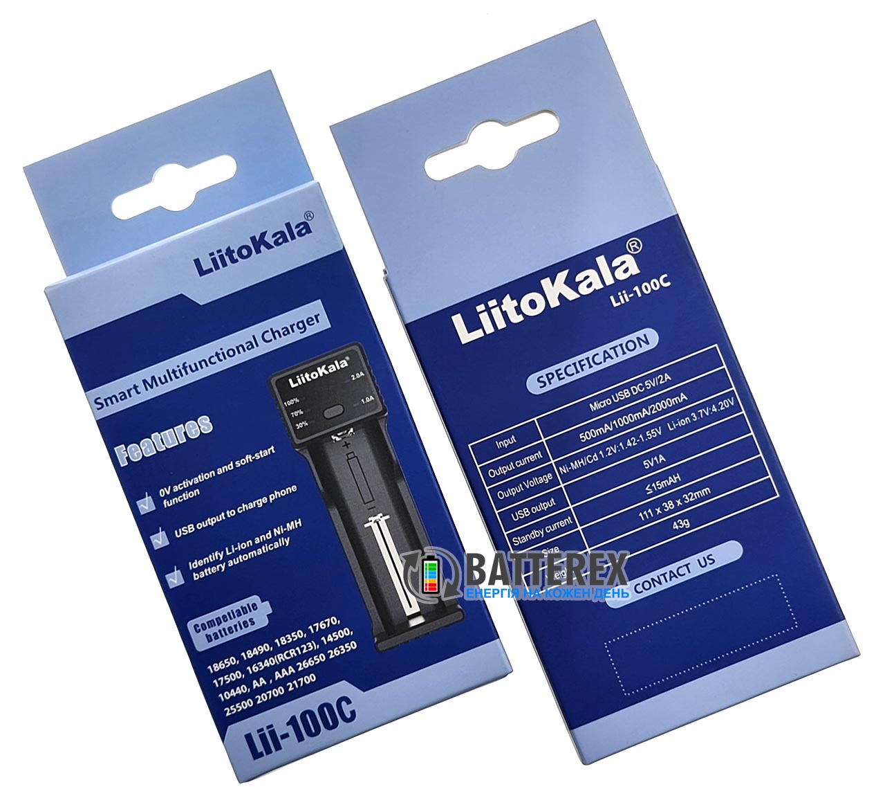 LiitoKala Lii 100C зарядное устройство LiitoKala Lii 100C зарядное устройство