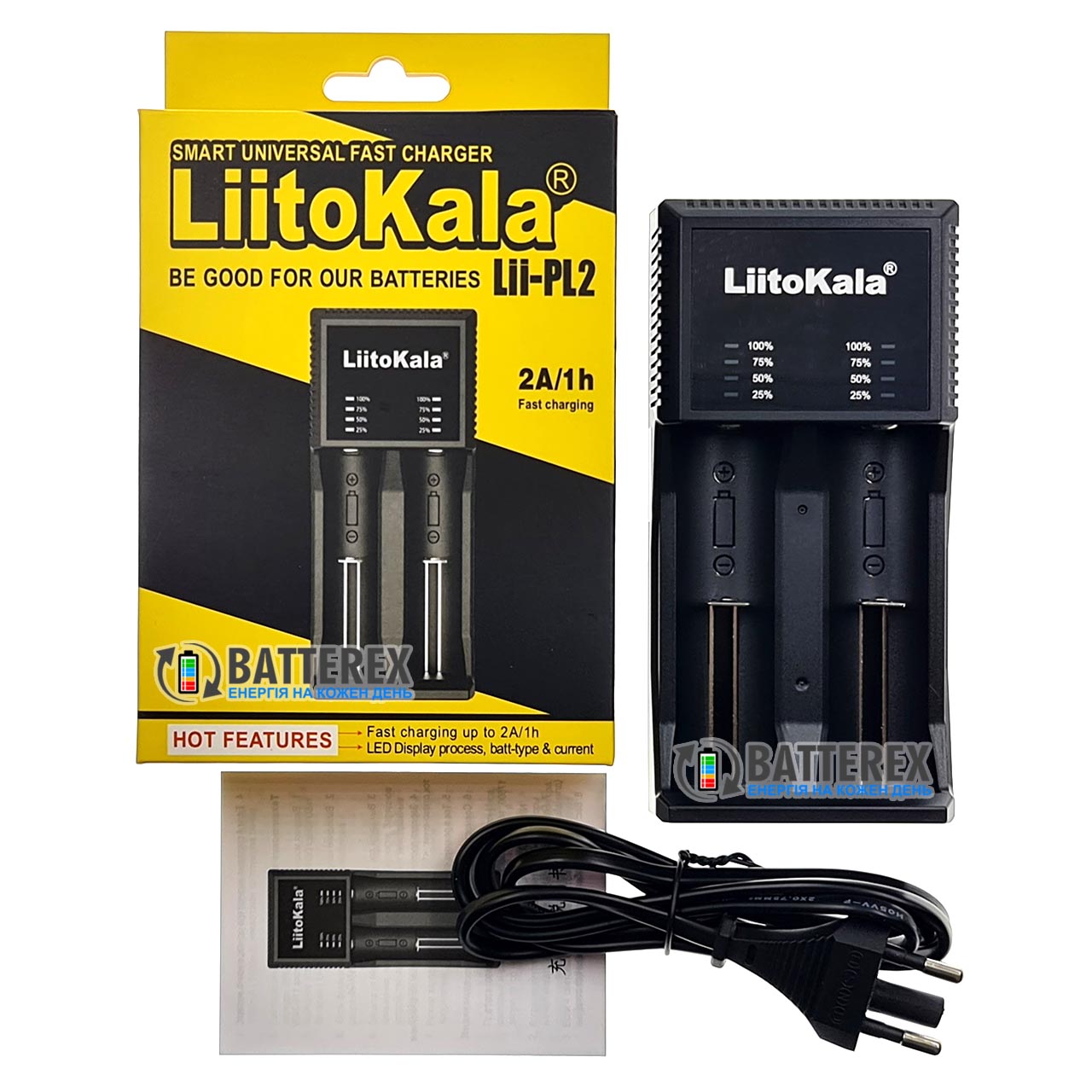 LiitoKala Lii PL2 зарядний пристрій