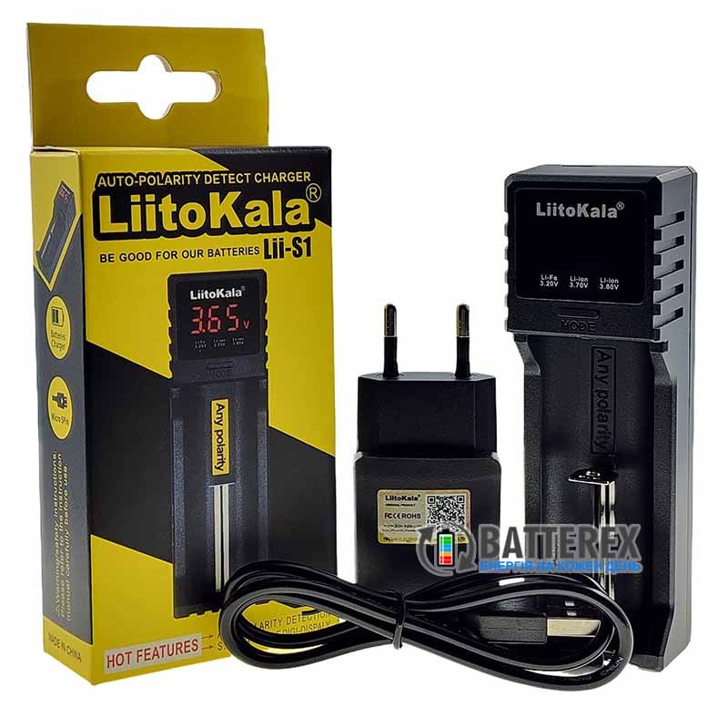 LiitoKala Lii-S1  + блок питания Liitokala 5V 2A