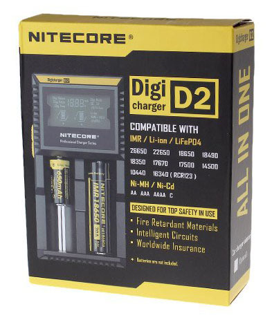 Nitecore D2 - универсальное зарядное устройство