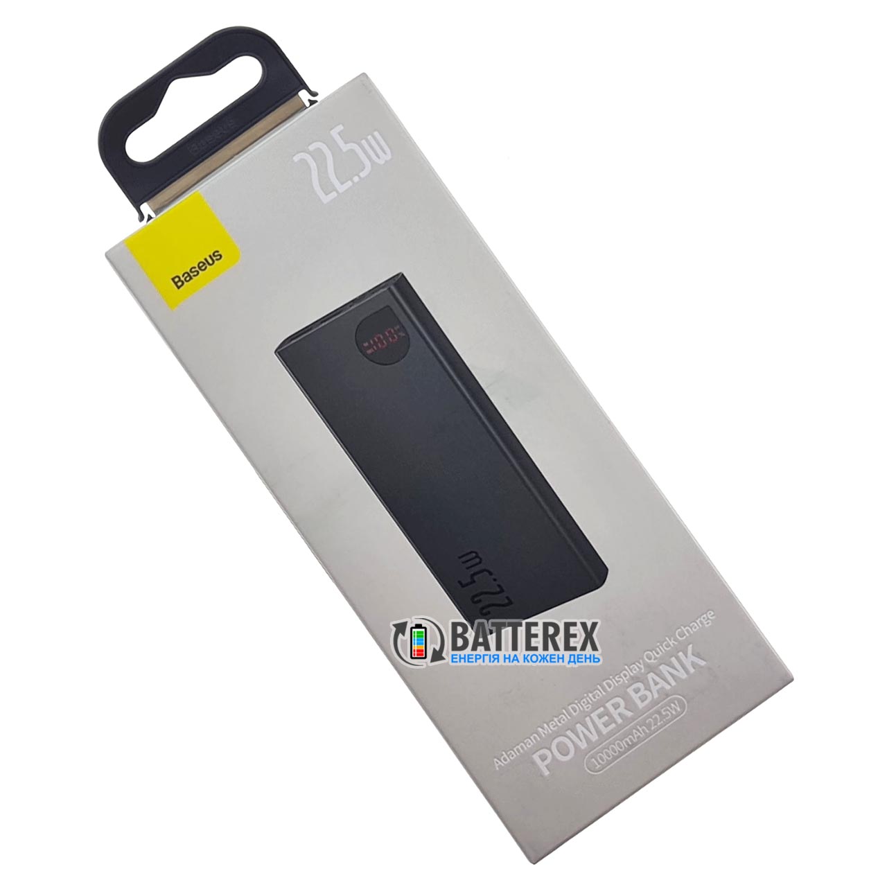 Повербанк Baseus Adaman PPIMDA-B0A Metal Black 10000mAh 22.5W