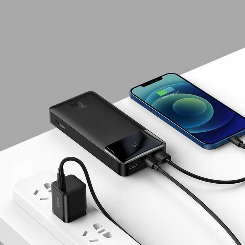 Повербанк Baseus Bipow PPBD050501 Black 20000mAh 15W