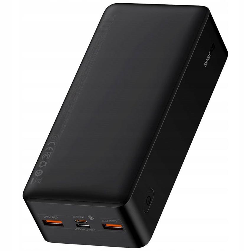 Повербанк Baseus Bipow 20W 30000mAh Black PPBD050401 із швидким зарядом