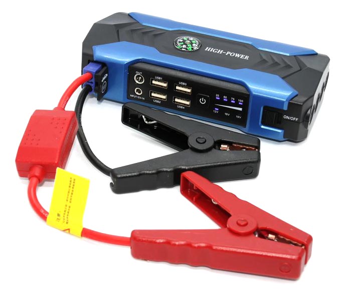 Пусковое устройство для автомобиля HQ-Tech High-Power 28000mAh Blue 