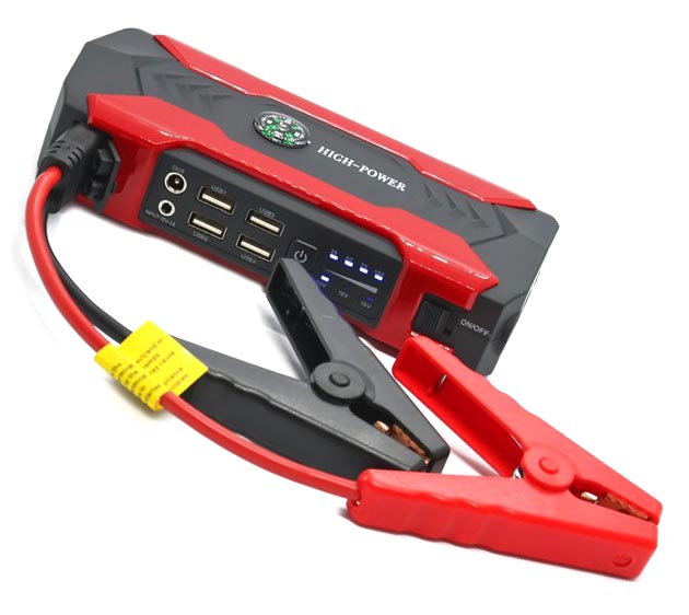 Car Jump Starter Power Bank HQ-Tech High-Power 28000mAh Red