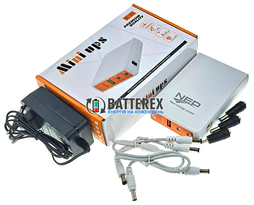 Mini UPS NEP QX-600 5V/9V/12V 25W 8800mah 220/12V для роутера