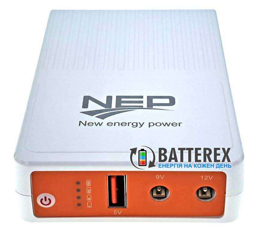 Mini UPS - повербанк для роутеров New Energy Power NEP QX-600 5V/9V/12V 8800mAh