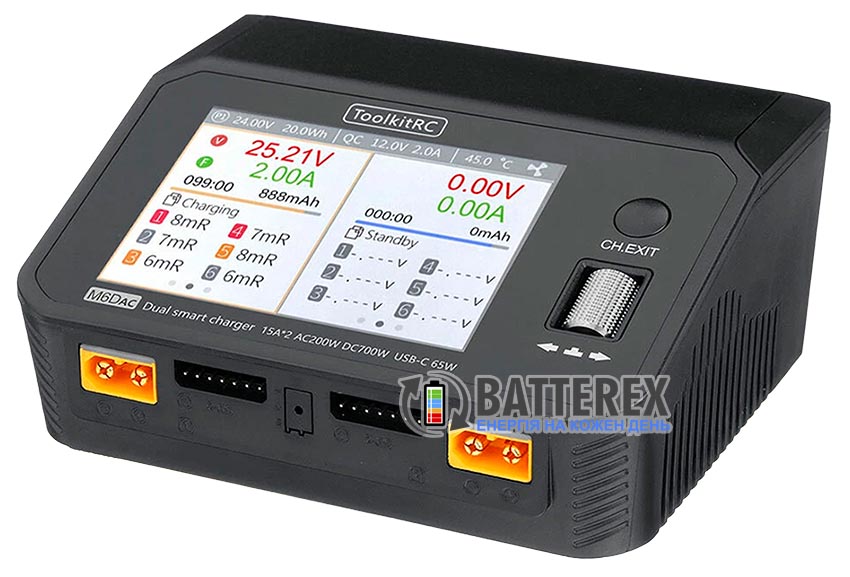 ToolkitRC M6DAC 2x350W 15A с БП 200W