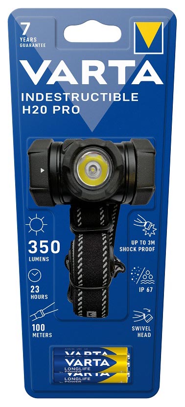 Налобный фонарь Varta Indestructible H20 PRO