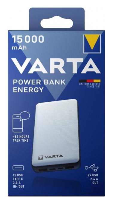 Повербанк VARTA Energy 15000mAh 15W