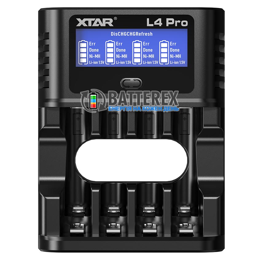 Зарядний пристрій XTAR L4 Pro