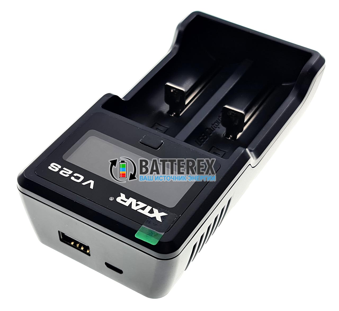 XTAR VC2S зарядное устройство на 2 аккумулятора